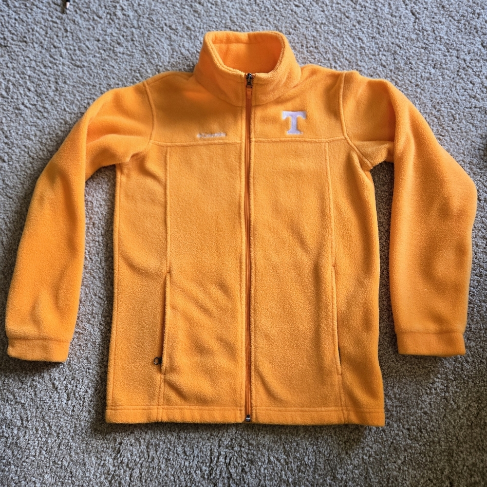 Columbia Tennessee Vols Orange Kids Fleece Jacket (Sz L)